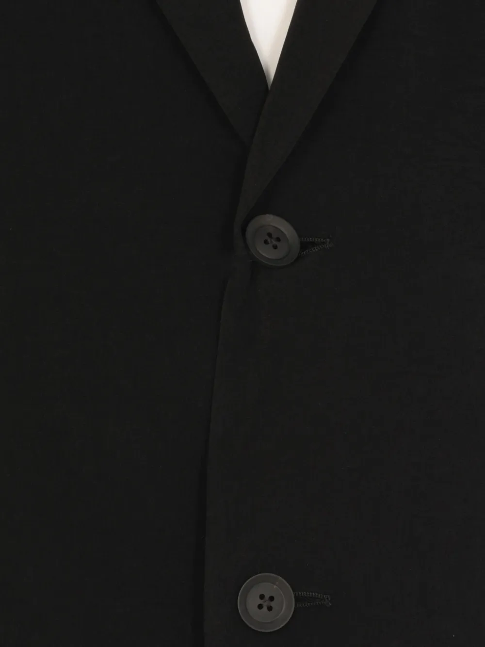 Yohji Yamamoto Single-breasted Jacket In Black