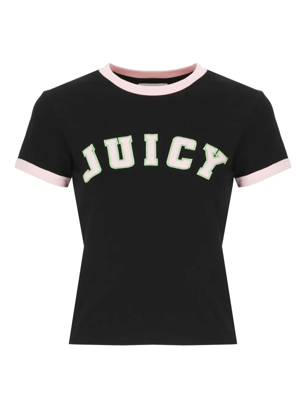 embroidered-logo T-shirt