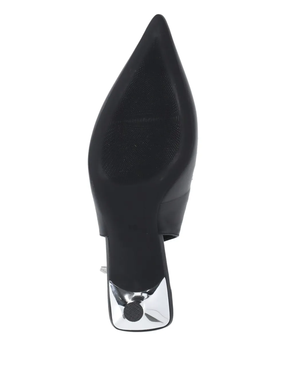 Cult 70mm slingback studded pumps Black