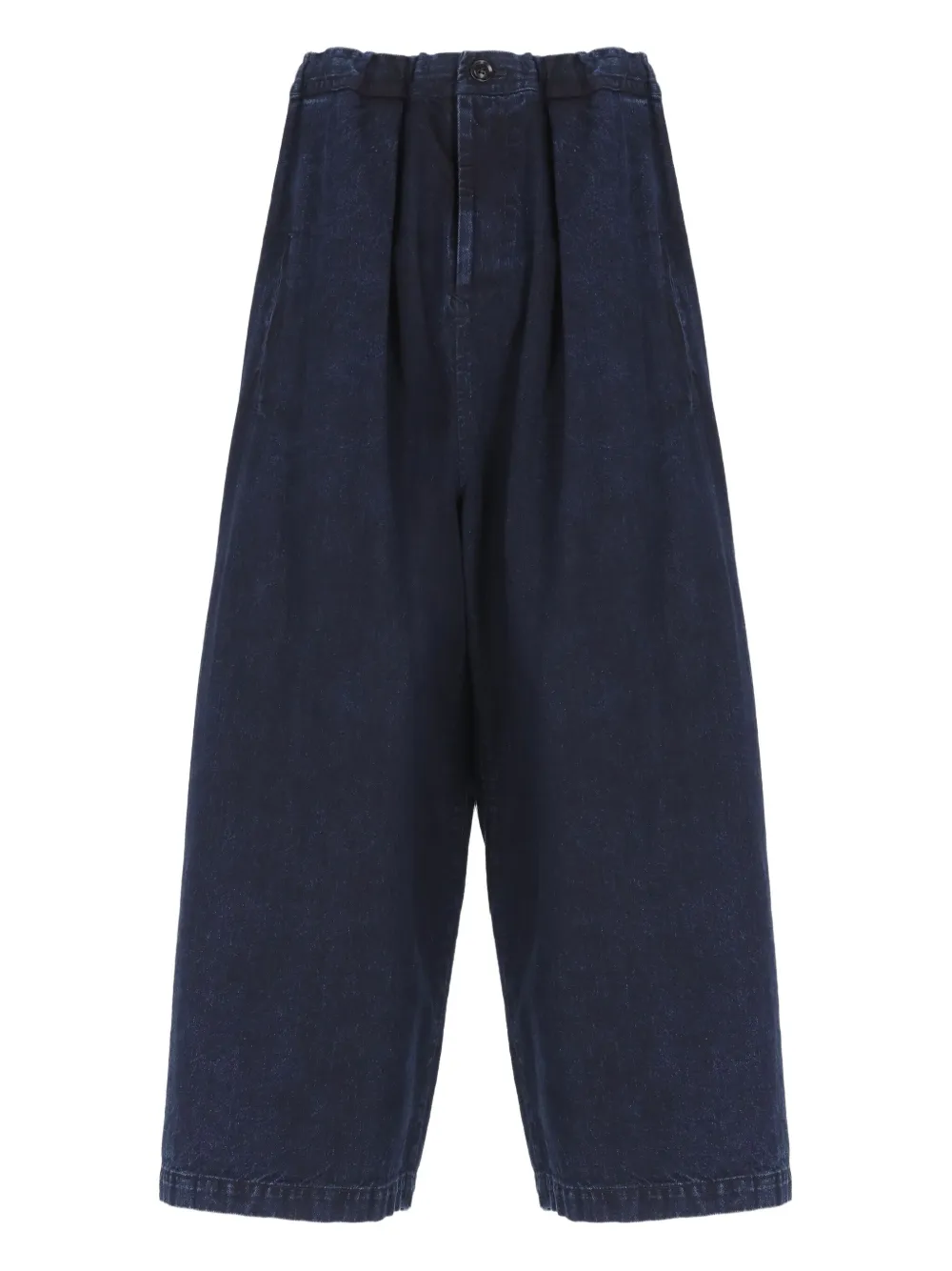 elastic-waist jeans