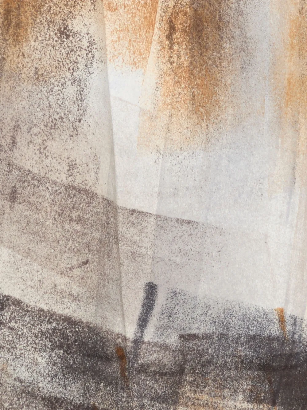 Avant Toi Rok met elastische taille en grafische print Bruin