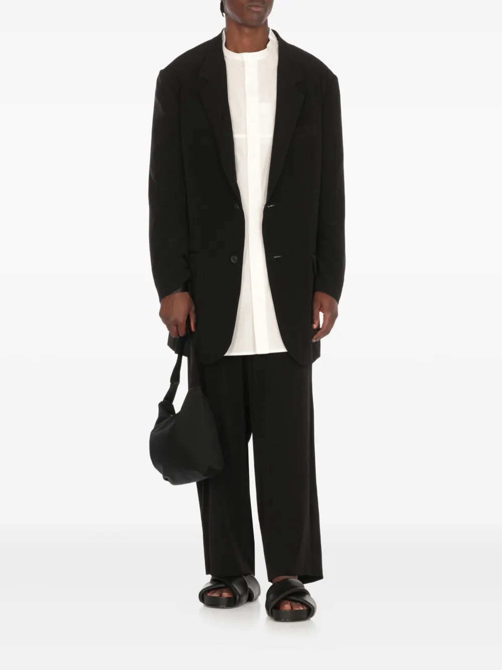 Yohji Yamamoto crew-neck shirt - Wit