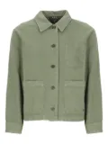 A.P.C. button-fastening patch-pocket shirt - Green