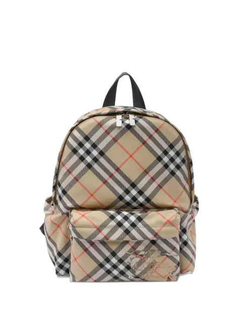 Burberry check-pattern backpack