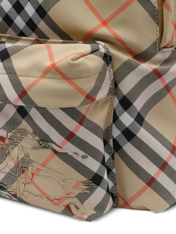 Burberry check-pattern Backpack Neutrals FARFETCH KW
