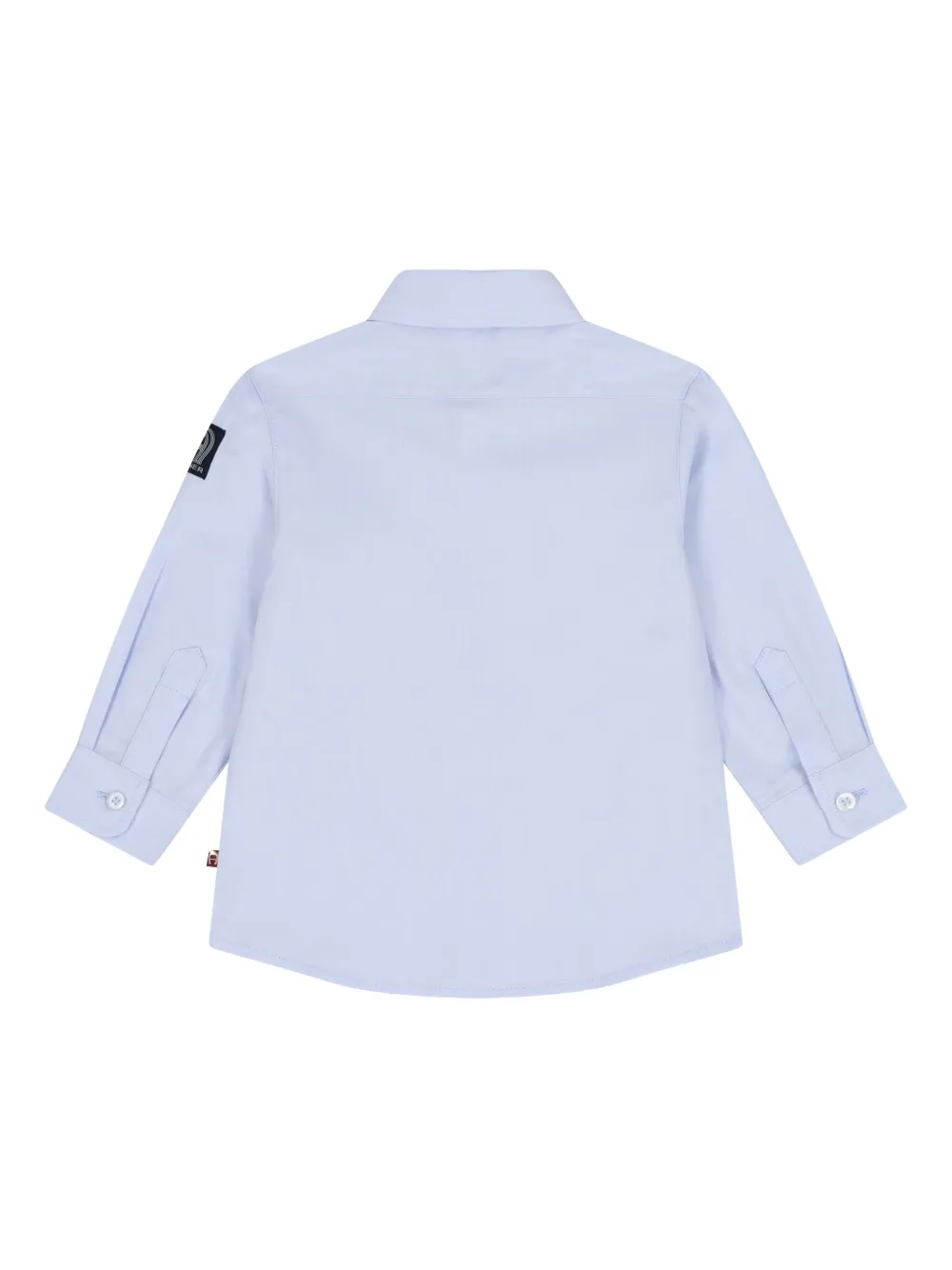 Aigner Kids Shirt met logodetail en lange mouwen Blauw