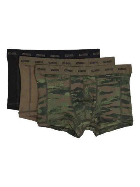 Diesel lot de trois boxers en coton à bande logo