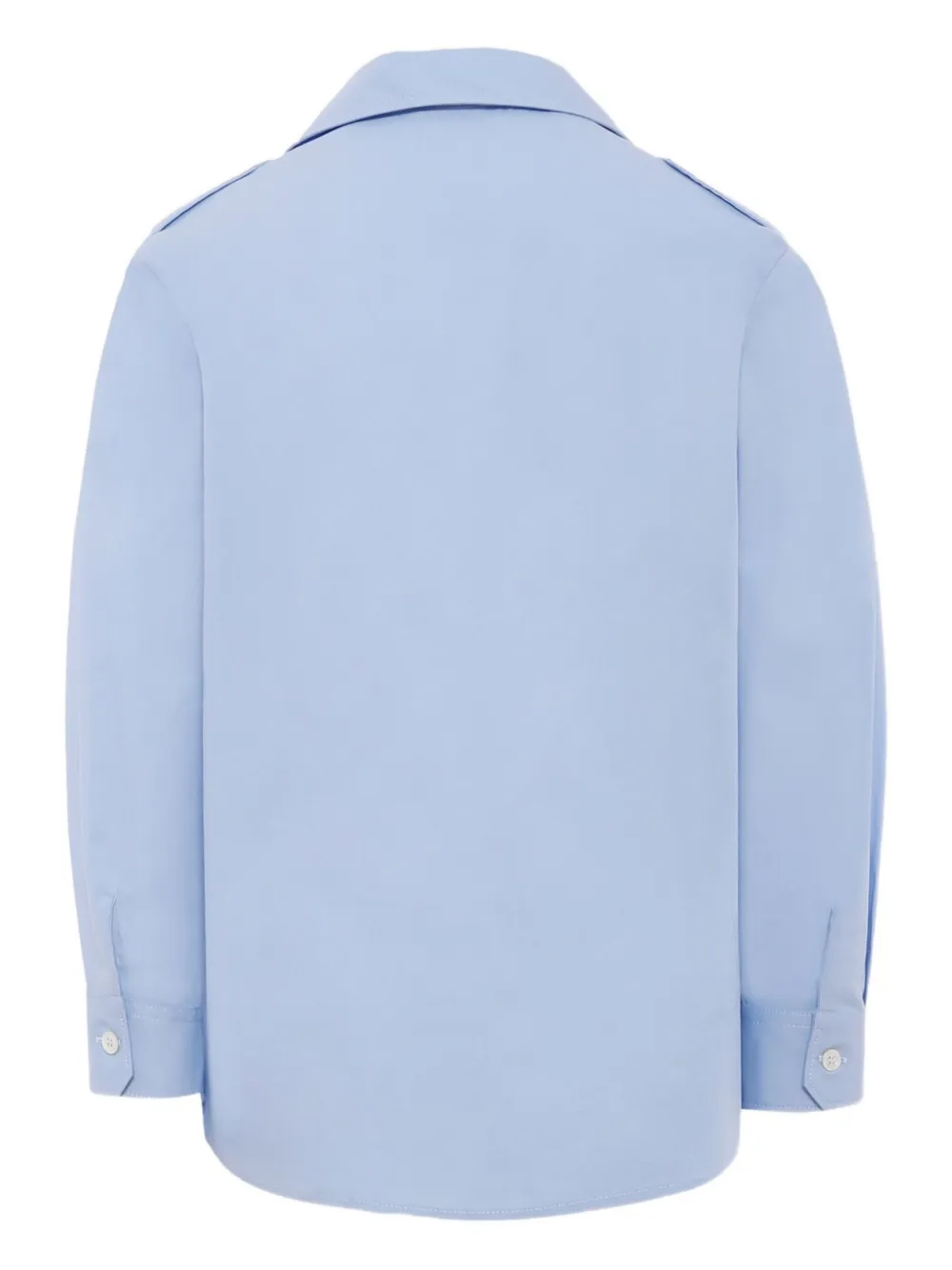 Gucci Kids long sleeve shirt Blauw