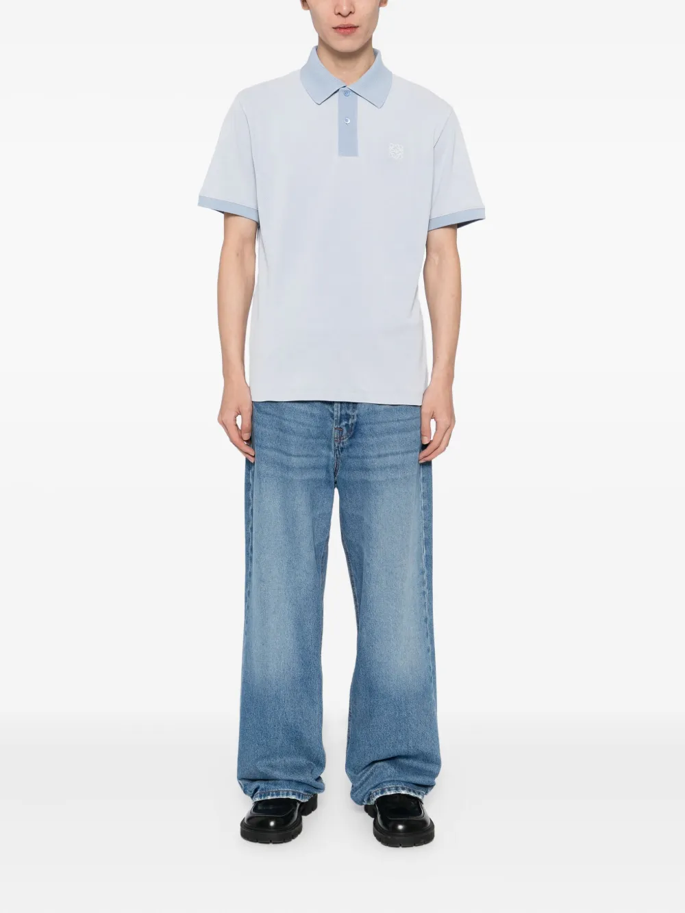 LOEWE Katoenen poloshirt - Blauw