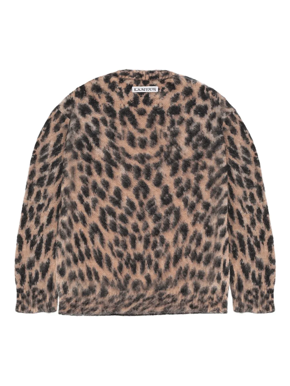 Laneus leopard-pattern knitted dress | Girls Knitted Dresses | Image 2