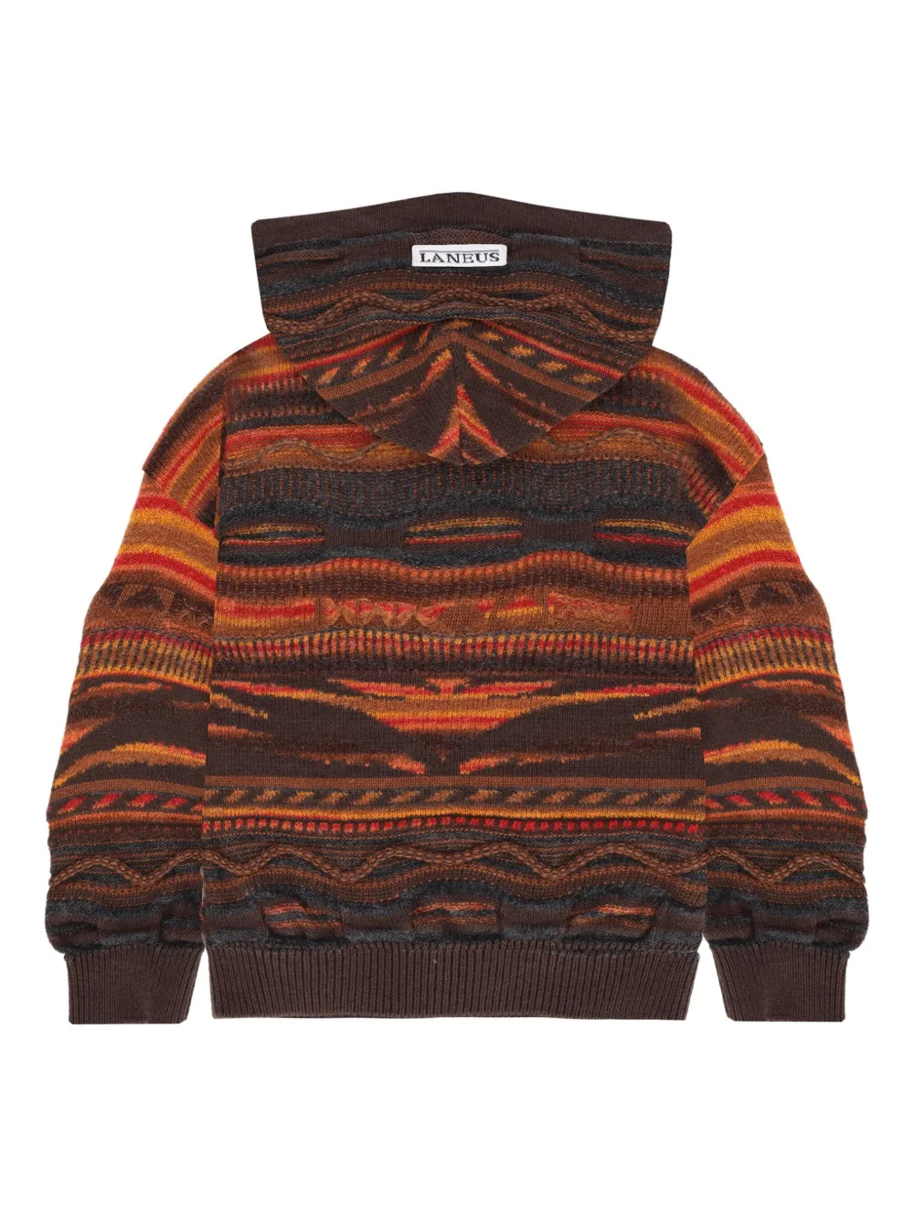 Laneus multicolor knitted hoodie | Boys Hoodies & Sweatshirts | Image 2