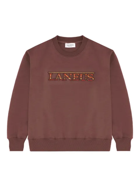 Laneus logo-patch sweatshirt