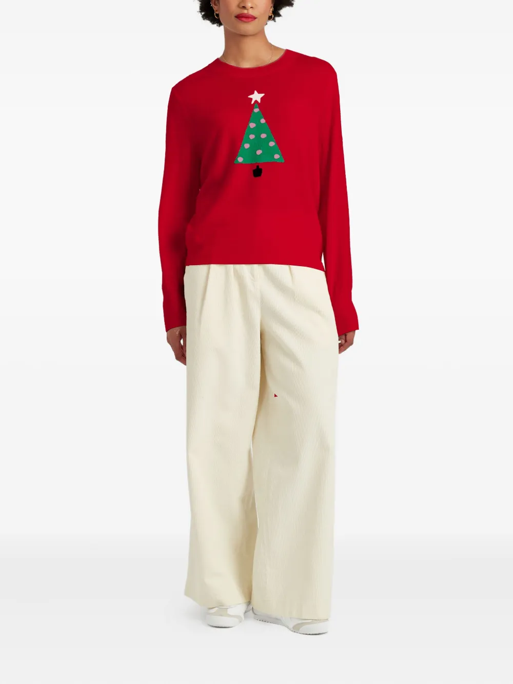 Chinti & Parker Xmas Tree sweater | Knitted Sweaters | Image 2