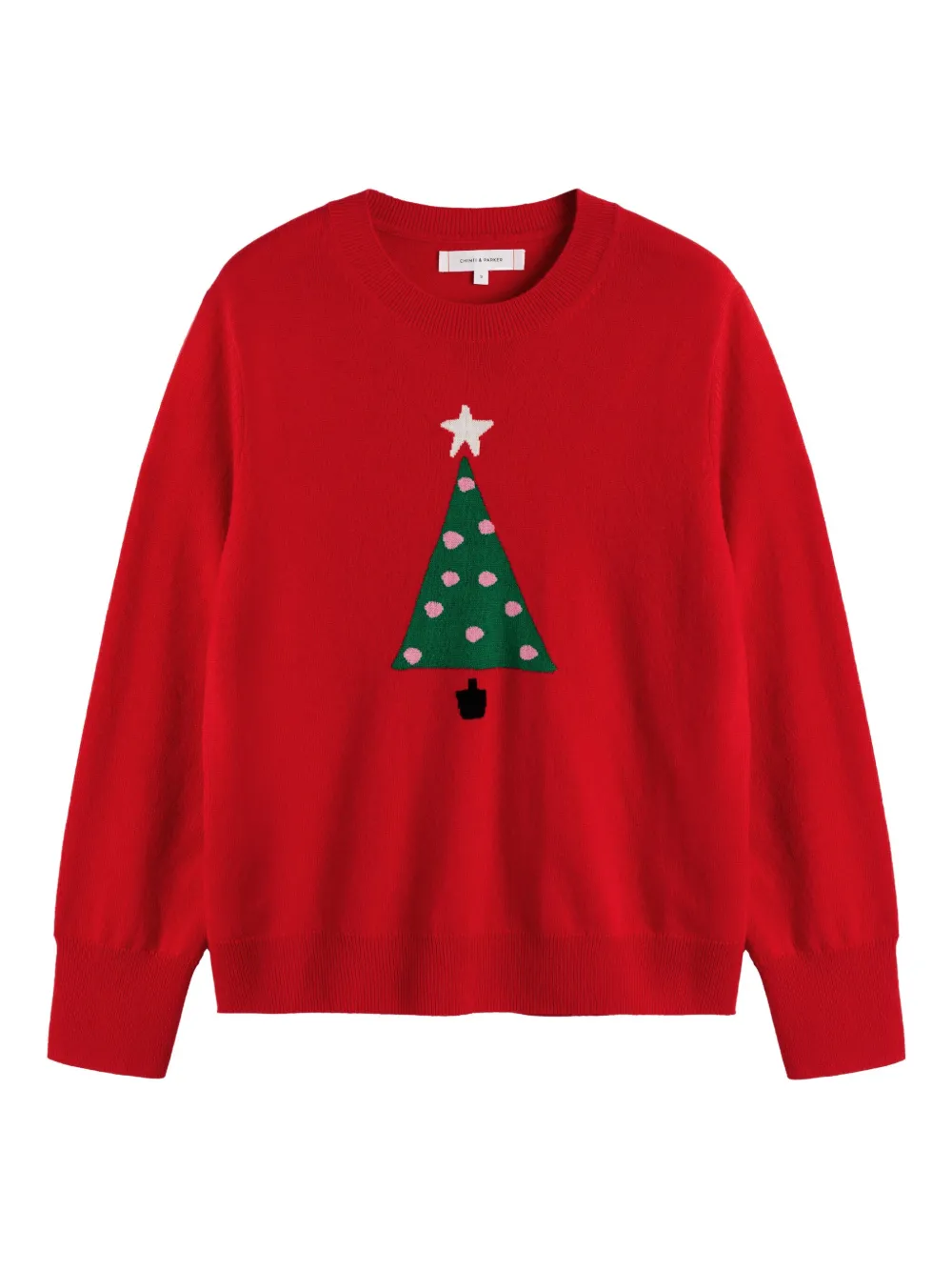 Chinti & Parker Xmas Tree セーター - レッド