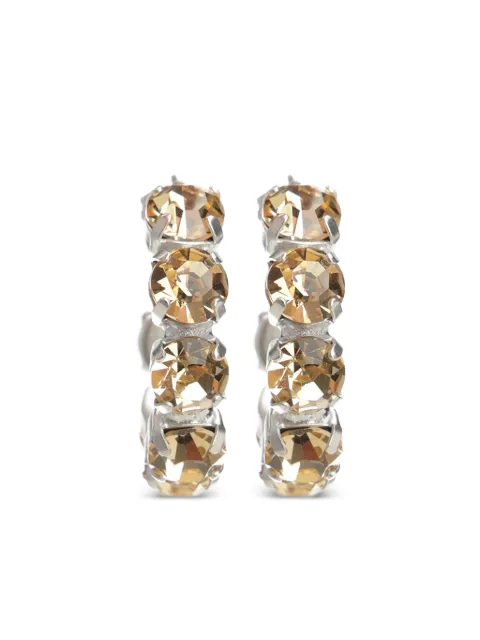 Forte Forte crystal-embellished hoop earrings