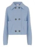 Allude double-breasted cardigan - Blue