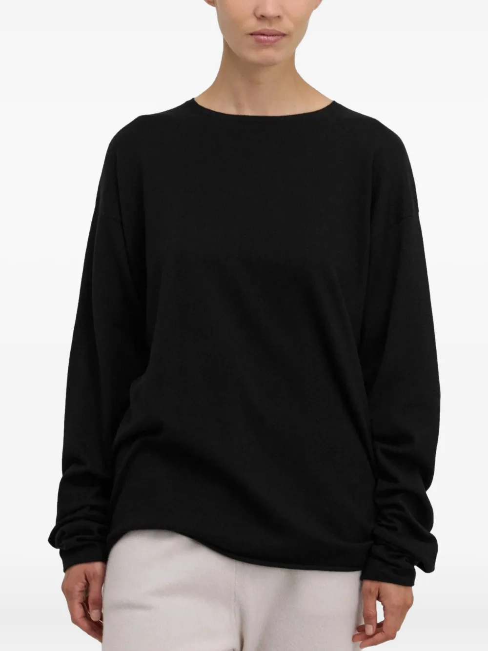 Extreme Cashmere Nº 347 Aries Sweater In Black
