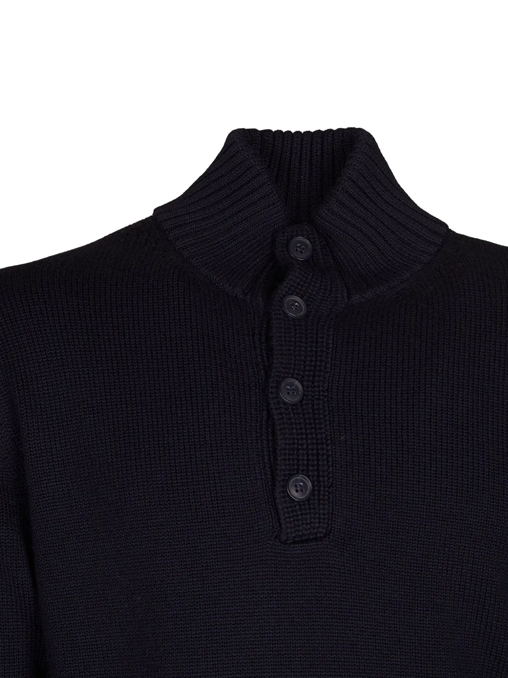 ALPHA STUDIO buttoned funnel-neck sweater | Knitted Sweaters | Image 2