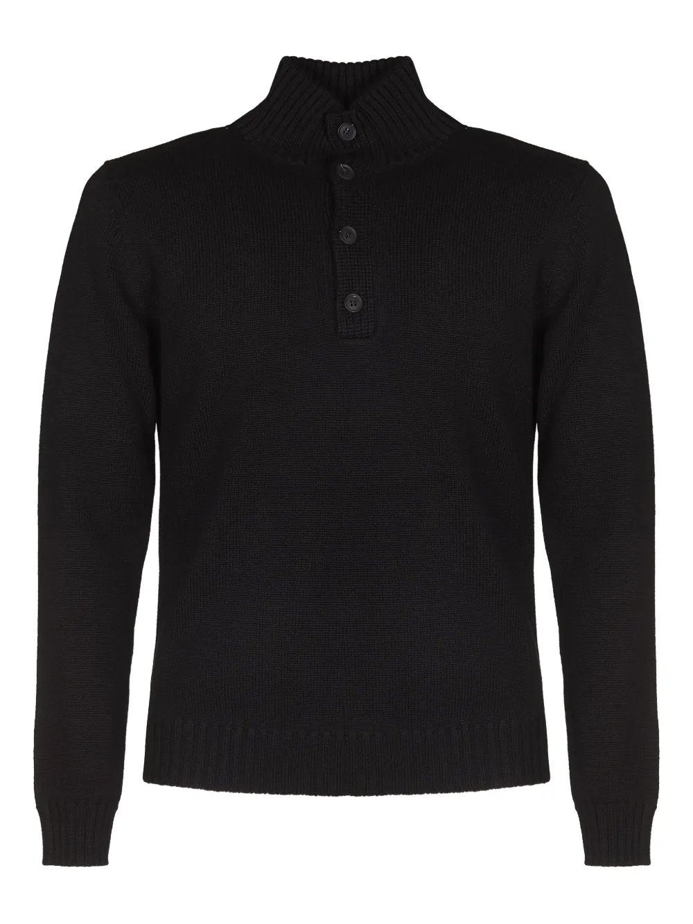 ALPHA STUDIO suéter con botones | negro | Image 1