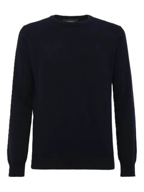 ALPHA STUDIO crew-neck cashmere sweater