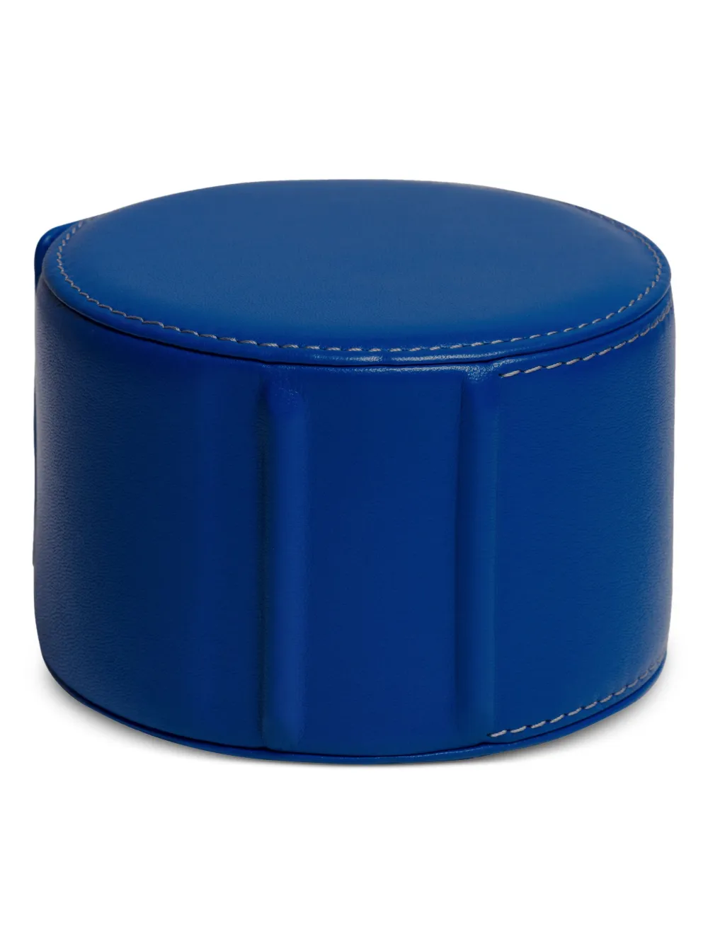 Chromatic leather cylindrical watch roll