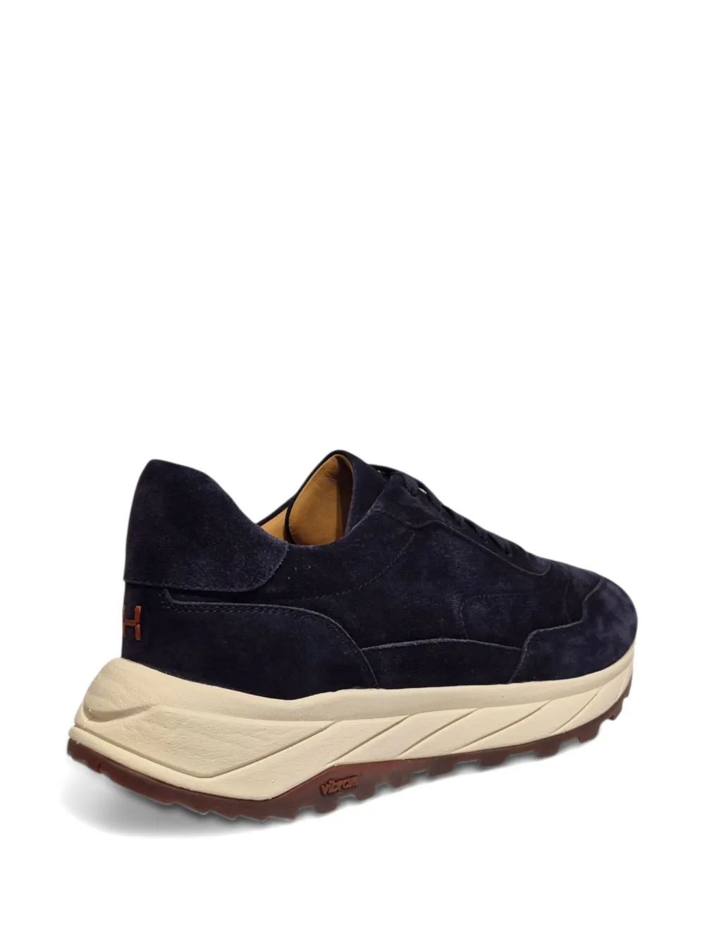 Henderson Baracco suede leather sneakers Blue
