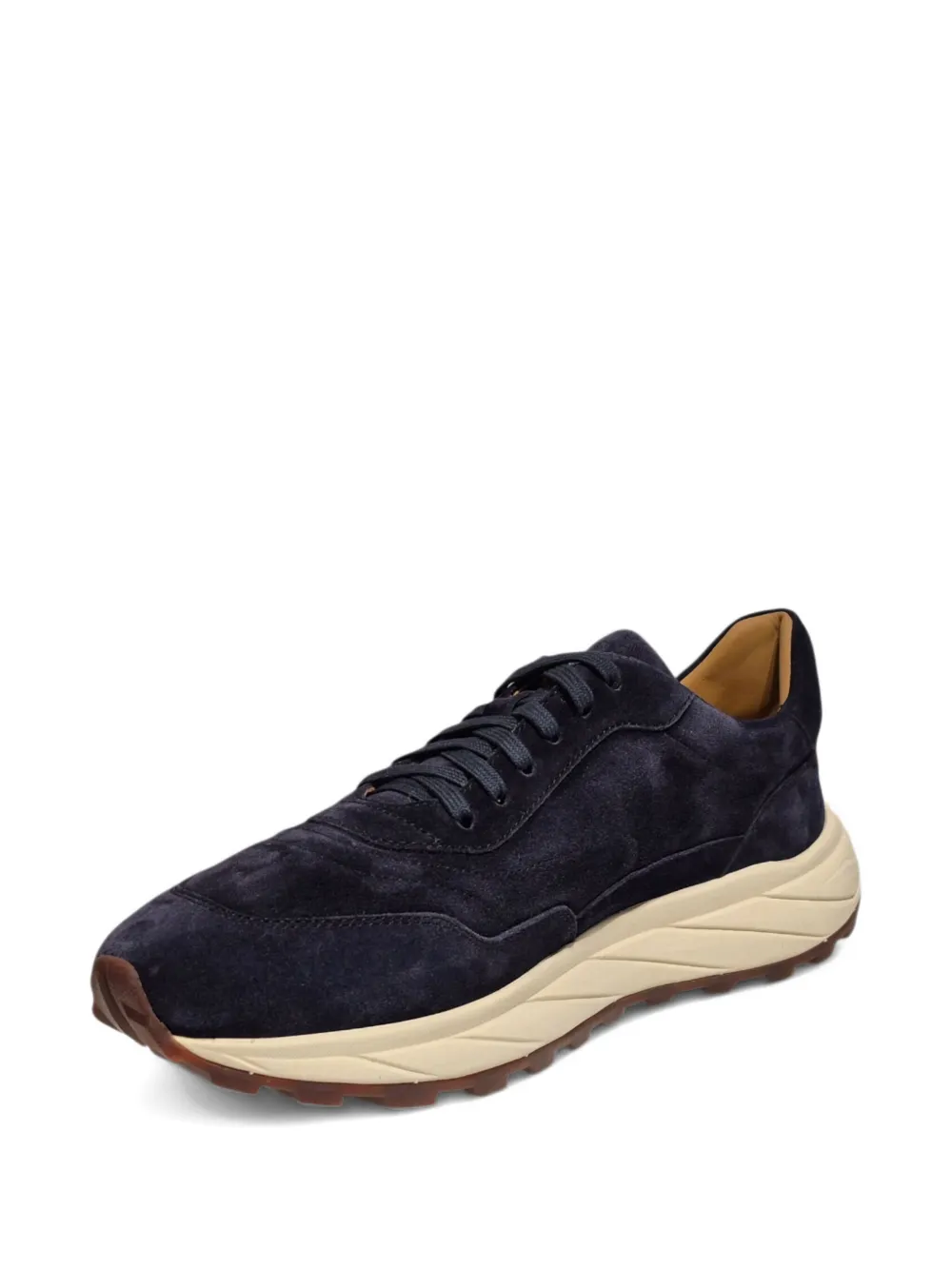 Henderson Baracco suede leather sneakers Blue