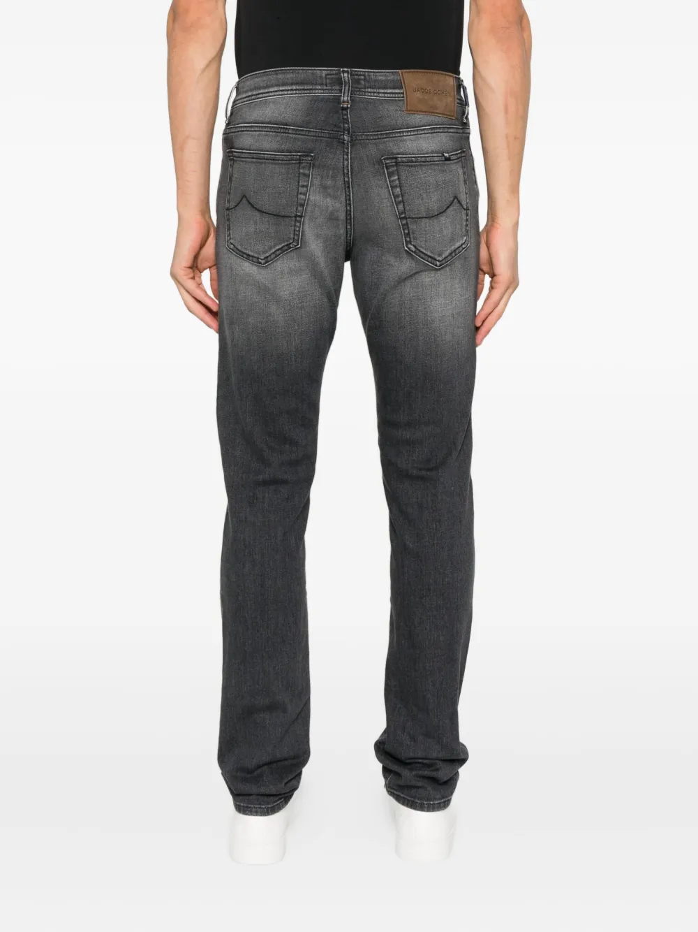 Jacob Cohen Washed Jeans In Black