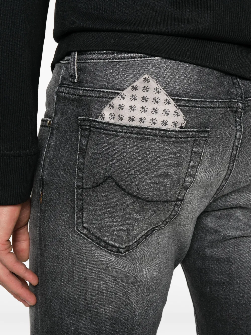 Jacob Cohen Washed Jeans In Black