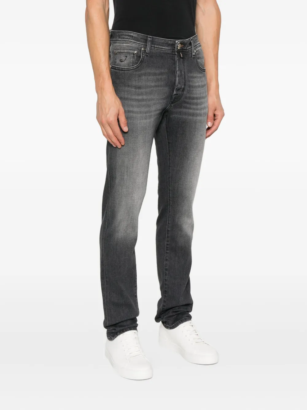 Jacob Cohën Jeans met wassing Zwart
