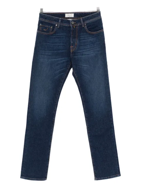 Jacob Cohën Calça jeans com detalhe de bolso