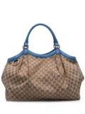 Gucci Pre-Owned 2016-2025 Large GG Canvas Sukey tote bag - Brown