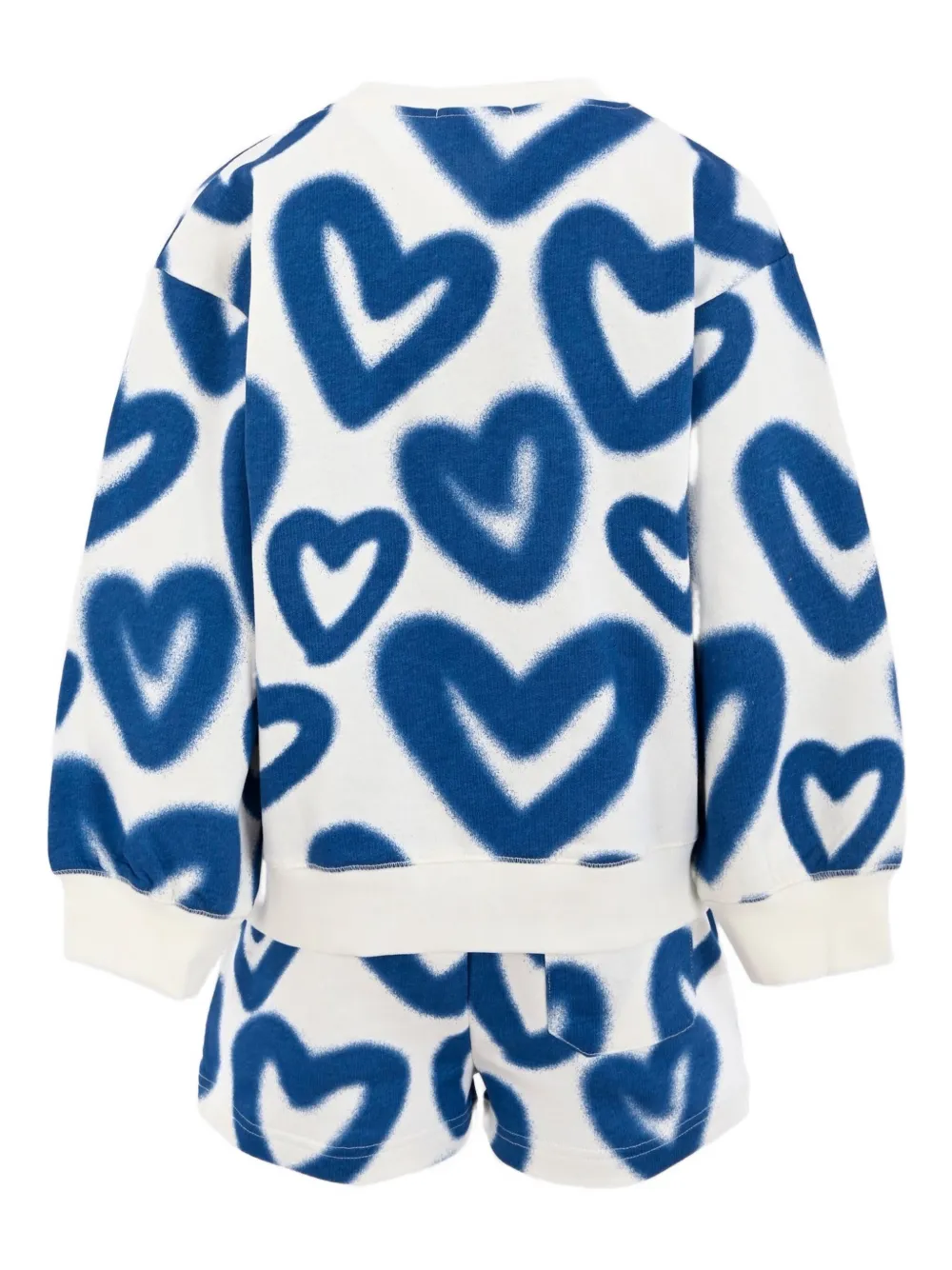 Stella McCartney Kids heart-print tracksuit Wit