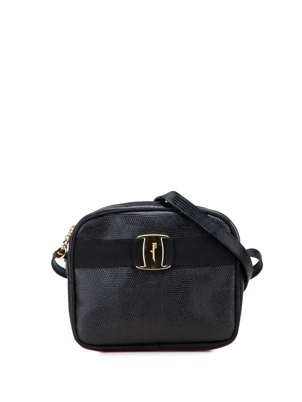 2000-2025 Embossed Lizard Leather Vara crossbody bag