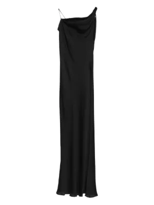 dsquared2 asymmetric maxi dress dsquared2 asymmetric maxi dress Catherine asymmetrical pleated maxi dress in Navy-blue, L / Blue