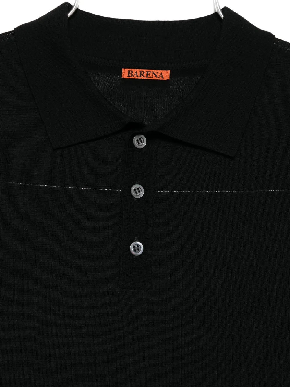 Barena Poloshirt met lange mouwen Zwart