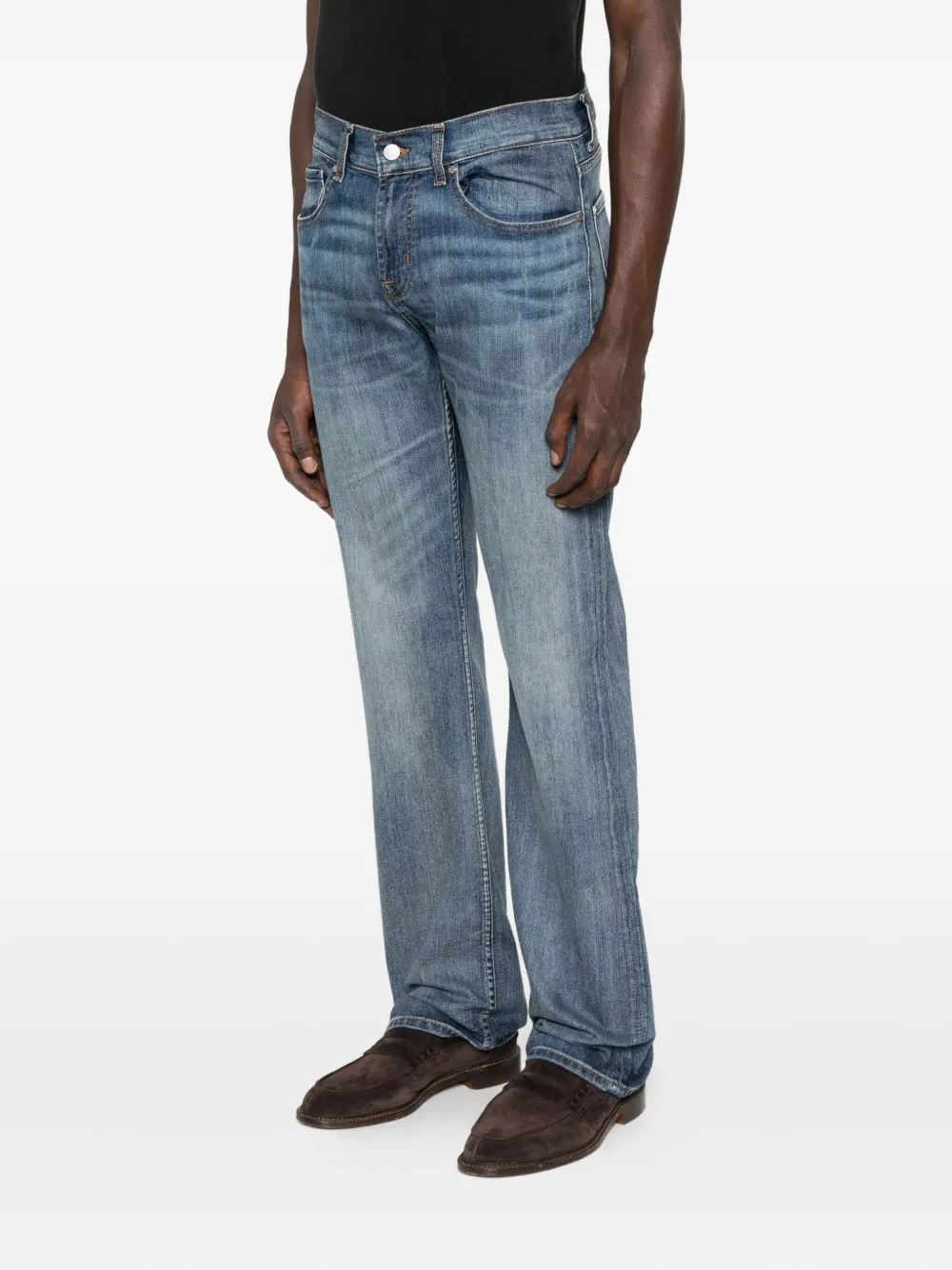 7 For All Mankind Classic jeans met vijf zakken Blauw