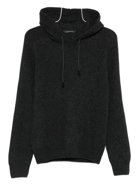 Tagliatore ribbed hoodie