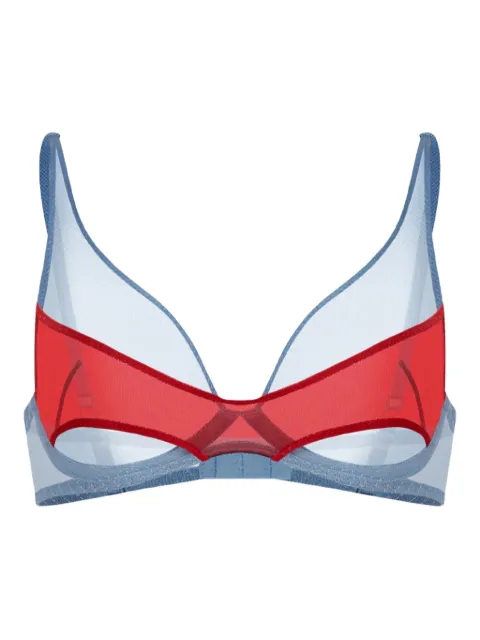 Zhilyova The Asteria mesh-panelled bra
