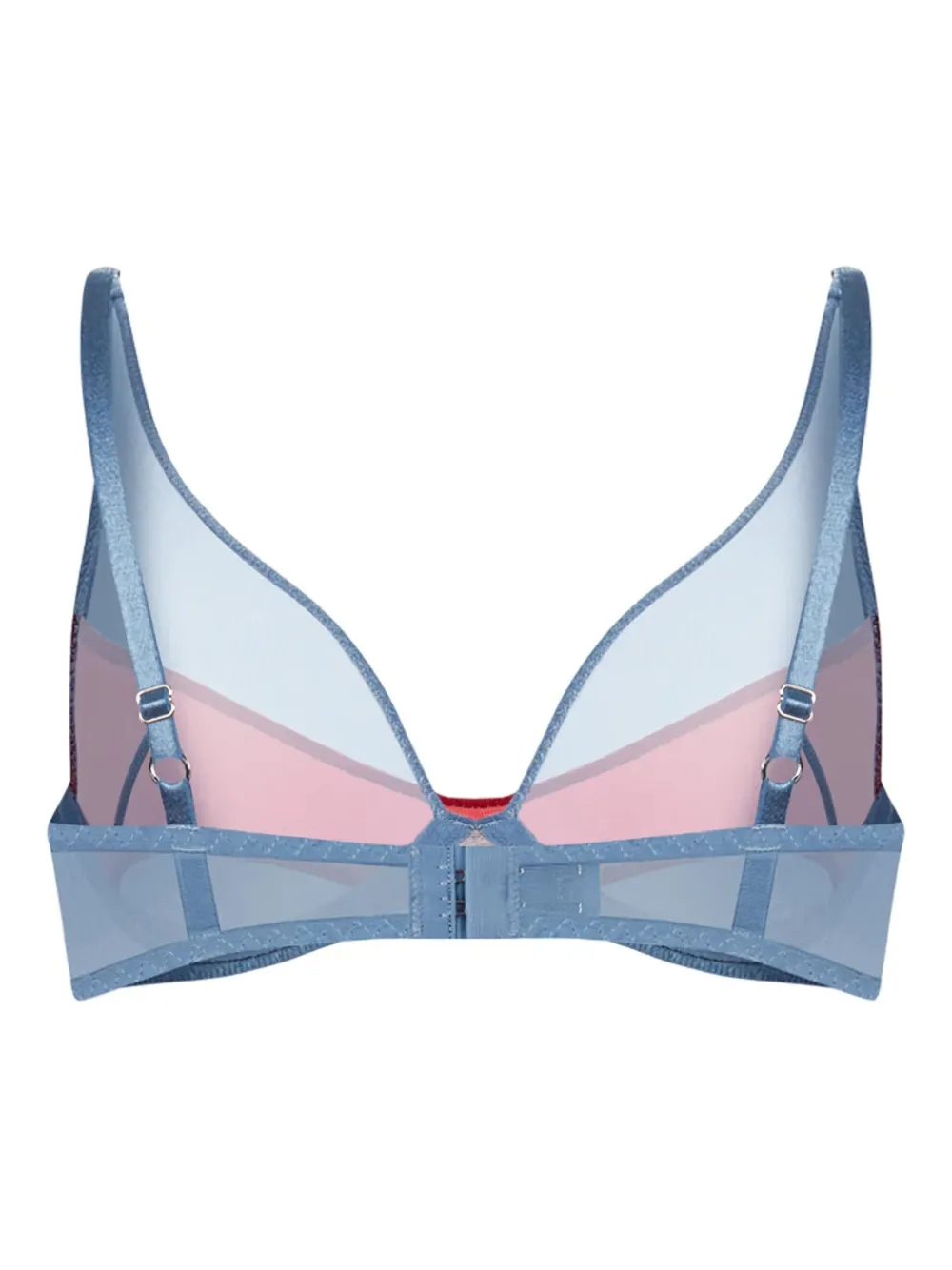Zhilyova The Asteria Mesh-panelled Bra In Multi