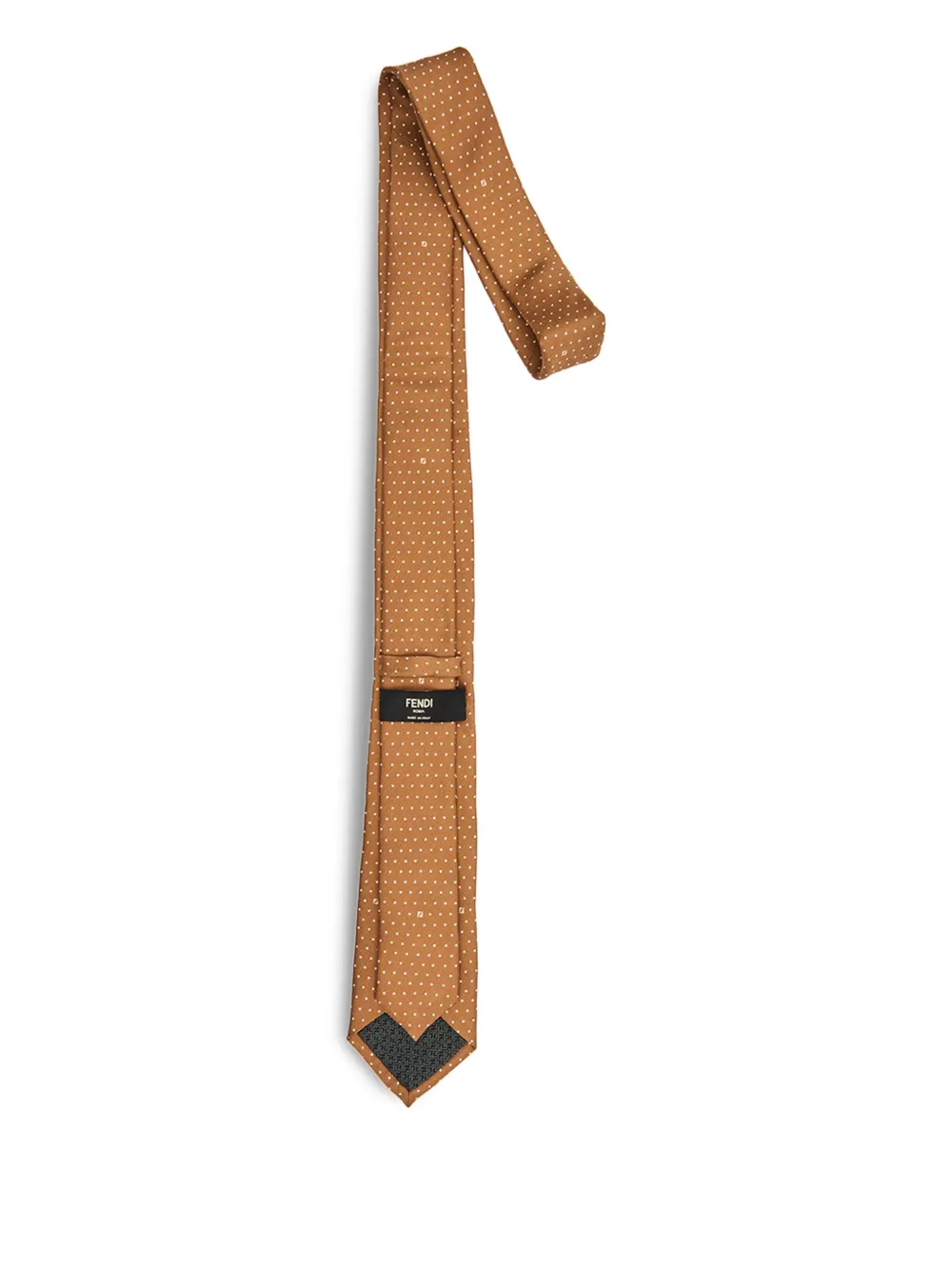 FENDI polka-dot tie - Geel