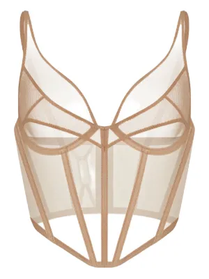 Agent Provocateur Scarlie コルセット | レッド | FARFETCH JP
