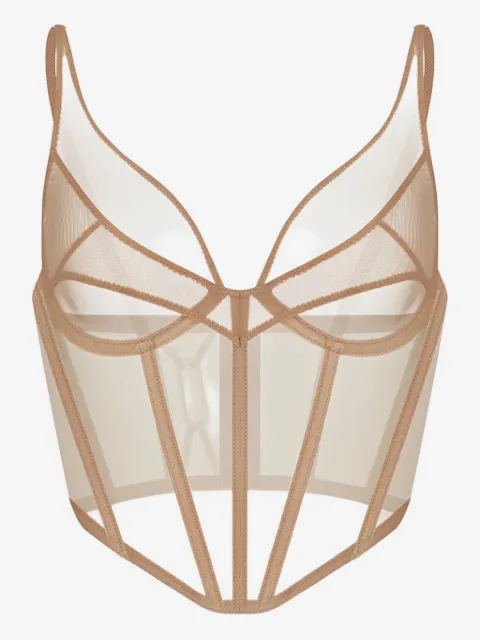 Zhilyova Asteria mesh panel corset