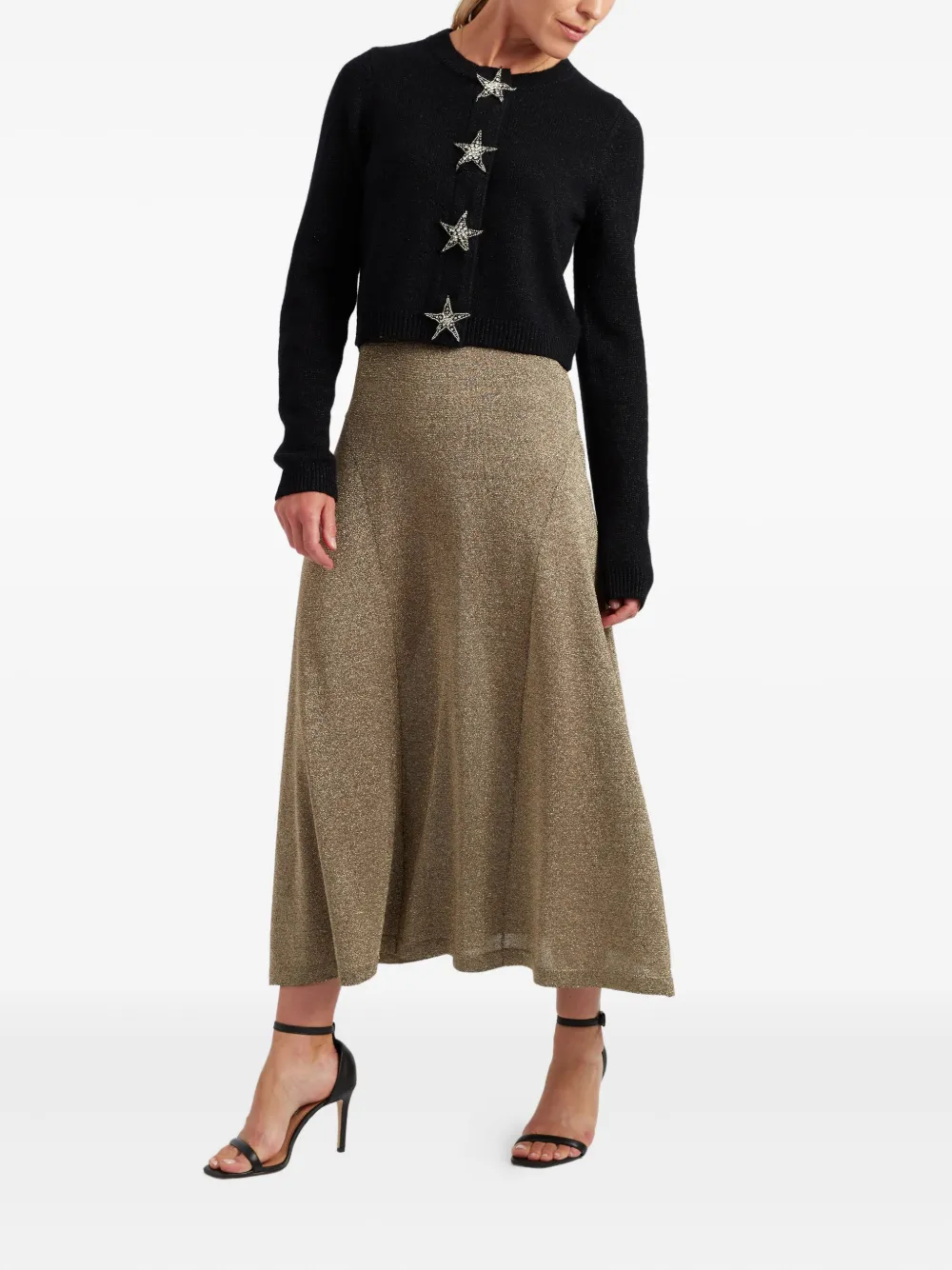 Chinti & Parker Vest verfraaid met ster Zwart