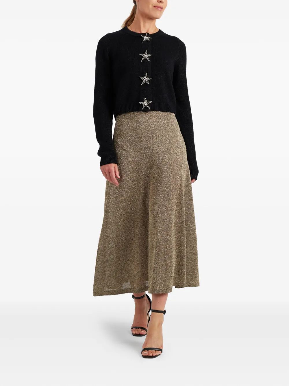 Chinti & Parker Vest verfraaid met ster Zwart