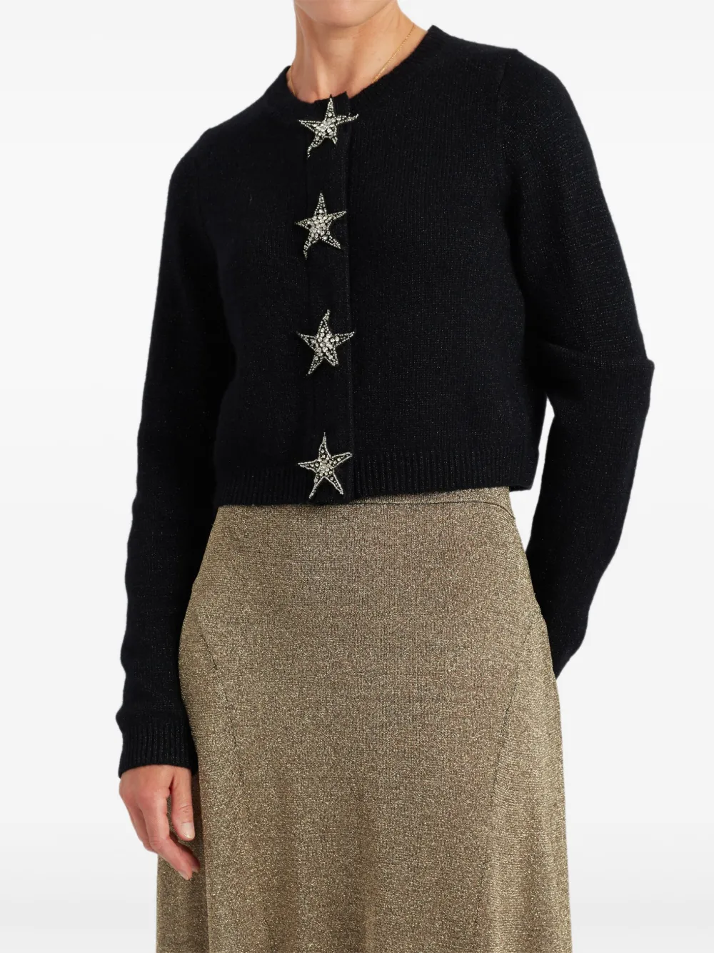 Chinti & Parker Vest verfraaid met ster Zwart