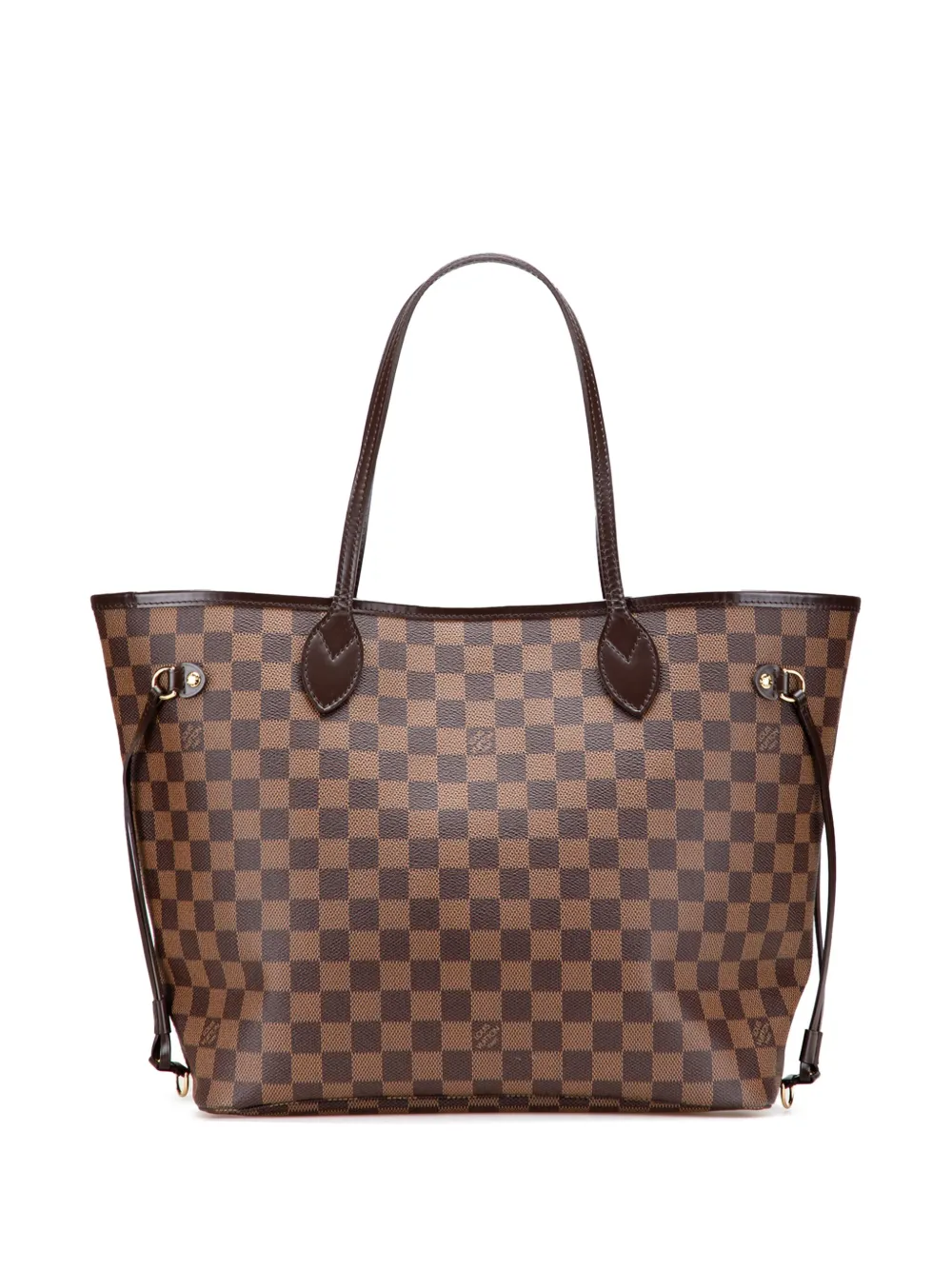2012 Damier Ebene Neverfull MM tote bag