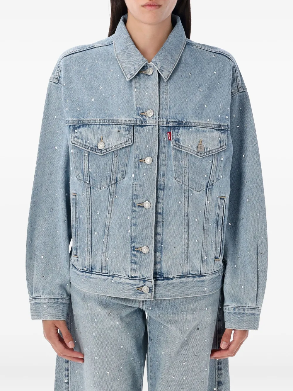 90's crystal-embellished jacket