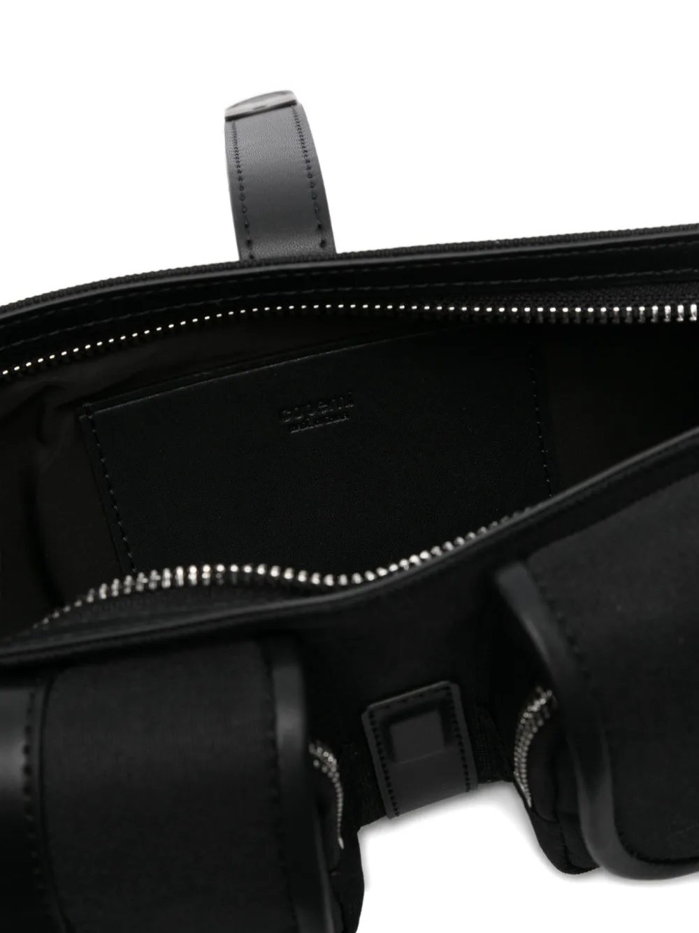 Coperni Cargo logo-buckle shoulder bag Zwart