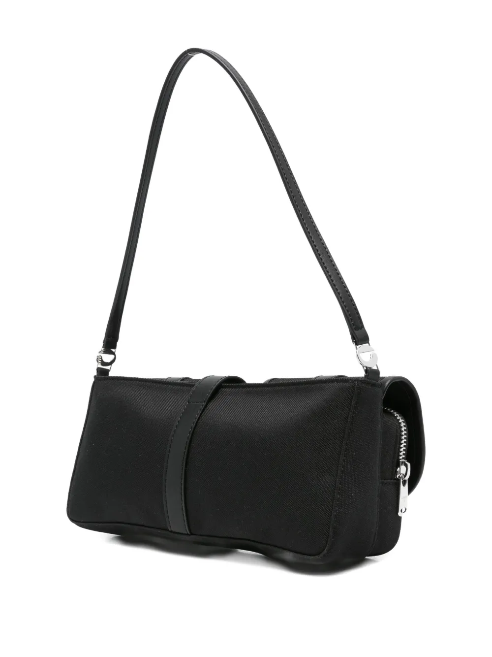 Coperni Cargo logo-buckle shoulder bag Zwart